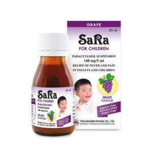 Sara (Grape) 160mg/5ml TH NAKORN (Bottle/60ml)