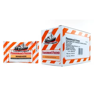 Fisherman's Friend Mandarin SF (ส้ม-ขาว) SINO-PACIFIC (Box/24s/25g)