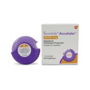 (ข.ย.10) Seretide Accuhaler 50mcg + 250mcg GSK (Box/60doses)