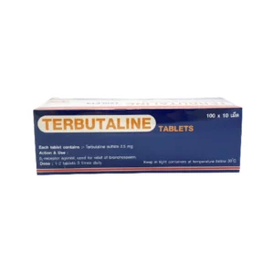 Terbutaline 2.5mg T.O. (Box/1000s)