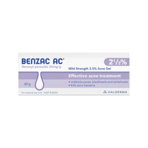 Benzac AC 2.5% GALDERMA (Tube/60g)