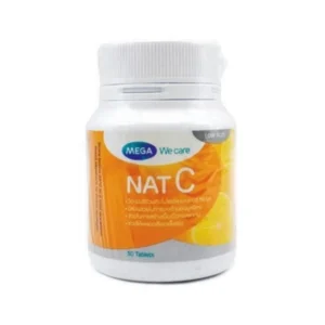 Nat C 1000mg (ทะเบียนยา) MEGA (Bottle/30s)