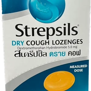 (ข.ย.11) Strepsils Dry cough RECKITT (Box/24s/8s)