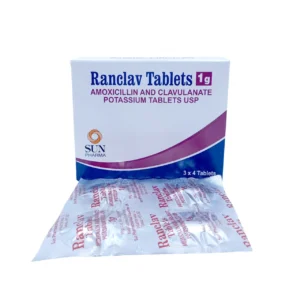 Ranclav tablets 1g RANBAXY (Box/12s)