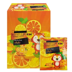 Bio-Vit C 60 (Orange Flavor) BIOPHARM (Box/50s/20s)