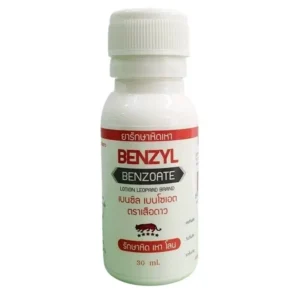 Benzyl Benzoate Lotion ยารักษาหิดเหาเบนซิลเบนโซเอต เสือดาว LEOPARD (Bottle/30ml)