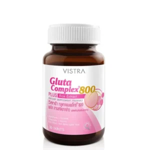 Gluta Complex Plus Rice extract 800mg VISTRA (Bottle/30s)