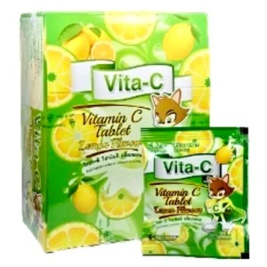 Vita-C (Lemon) 25mg T.MAN (Box/50s/30s)