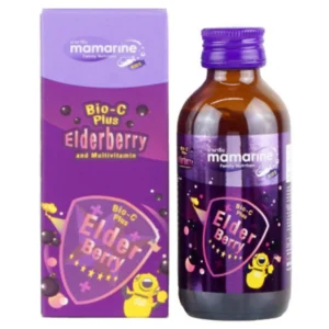 Mamarine Kids Bio-C Plus Elderberry (สีม่วง) SEVEN STARS (Bottle/60ml)