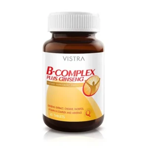 B-Complex plus ginseng VISTRA (Bottle/30s)