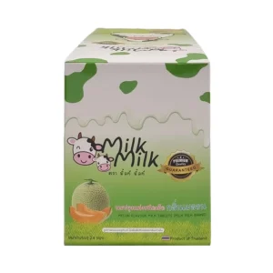 Milk Milk นมปรุงแต่งชนิดเม็ด กลิ่นเมลอน BIOPHARM (Box/24s/15s)