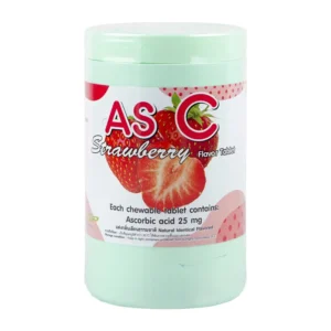 As C Strawberry Flavor Tablet (Vitamin C) 25mg SSP BIOTECH (Bottle/1000s)