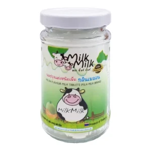 Milk Milk นมปรุงแต่งชนิดเม็ด กลิ่นเมลอน BIOPHARM (Bottle/40s)