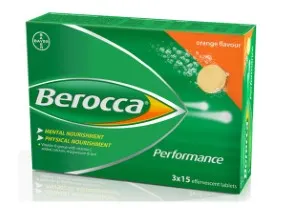 Berocca orange BAYER (Pack/3s/15s)