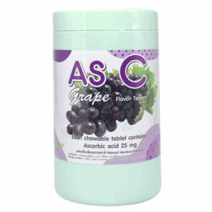 As C Grape Flavor Tablet (Vitamin C) 25mg SSP BIOTECH (Bottle/1000s)