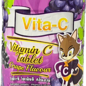 Vita-C (Grape) 25mg T.MAN (Bottle/1000s)