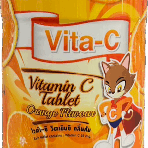 Vita-C (Orange) 25mg T.MAN (Bottle/1000s)