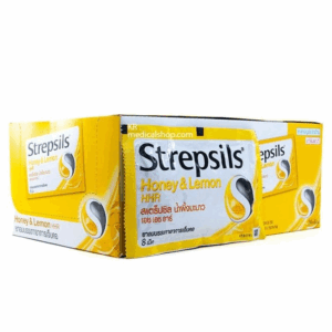 STREPSILS น้ำผึ้งมะนาว 8's(เหลือง;ซอง)
