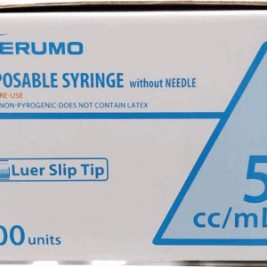 SYRINGE DISPOSABLE(TERUMO) 100x5cc.ไม่มีเข็ม