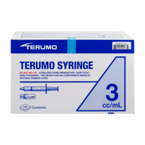 SYRINGE DISPOSABLE(TERUMO) 100x3cc.ไม่มีเข็ม
