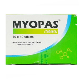 MYOPAS ลายจุดเขียว 100x10's (TV)