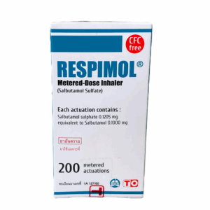 Respimol Inhaler 100mcg T.O. (Bottle/200doses)